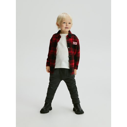 Reserved - Spodnie regular fit - ciemnoszary ze sklepu Reserved w kategorii Spodnie chłopięce - zdjęcie 187632921