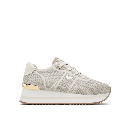 MICHAEL Michael Kors Sneakersy Monique Knit Trainer 43F3MQFSAM Szary ze sklepu MODIVO w kategorii Buty sportowe damskie - zdjęcie 187633513