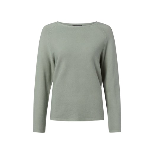 Franco Callegari Sweter damski z dzianiny Kobiety Bawełna trzcinowy jednolity ze sklepu vangraaf w kategorii Swetry damskie - zdjęcie 187633770