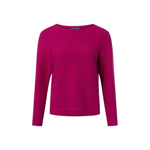 Franco Callegari Sweter damski z dzianiny Kobiety Bawełna malinowy jednolity ze sklepu vangraaf w kategorii Swetry damskie - zdjęcie 187633771