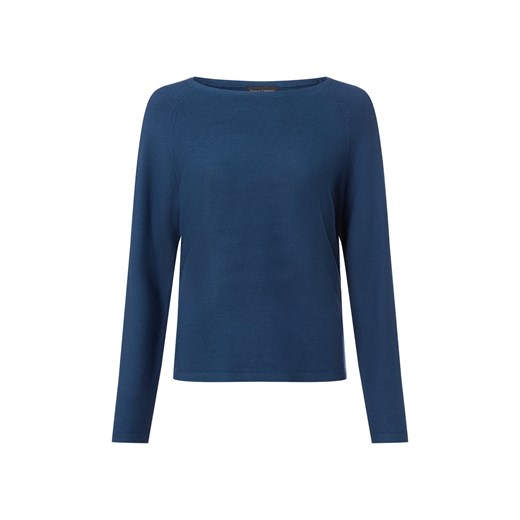 Franco Callegari Sweter damski z dzianiny Kobiety Bawełna indygo jednolity ze sklepu vangraaf w kategorii Swetry damskie - zdjęcie 187633772
