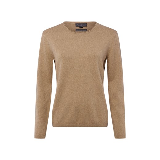 Franco Callegari Damski sweter z dzianiny z zawartością kaszmiru Kobiety taupe marmurkowy ze sklepu vangraaf w kategorii Swetry damskie - zdjęcie 187633811