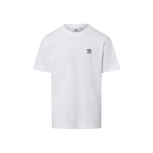 adidas Originals Koszulka męska Mężczyźni Bawełna biały jednolity ze sklepu vangraaf w kategorii T-shirty męskie - zdjęcie 187633821