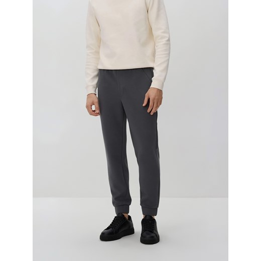 Reserved - Spodnie dresowe slim fit - szary ze sklepu Reserved w kategorii Spodnie męskie - zdjęcie 187634090