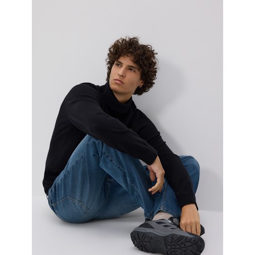 Reserved - Jeansy straight fit - indigo jeans ze sklepu Reserved w kategorii Jeansy męskie - zdjęcie 187634154