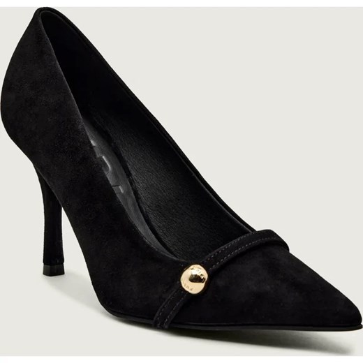 Furla Szpilki FURLA SFERA DECOLLETE | zamsz ze sklepu Gomez Fashion Store w kategorii Czółenka - zdjęcie 187635181