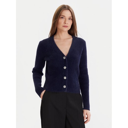 Morgan Kardigan 252-MCLEMI Granatowy Regular Fit ze sklepu MODIVO w kategorii Swetry damskie - zdjęcie 187635360