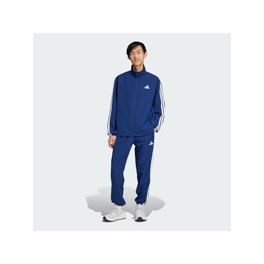 adidas Dres 3-Stripes JC5391 Granatowy Regular Fit ze sklepu MODIVO w kategorii Dresy męskie - zdjęcie 187635382