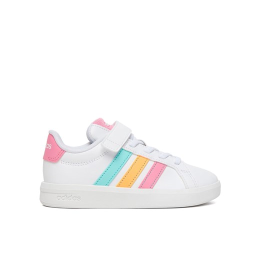 adidas Sneakersy Grand Court 3.0 El C KI6503 Biały ze sklepu MODIVO w kategorii Buty sportowe dziecięce - zdjęcie 187635384