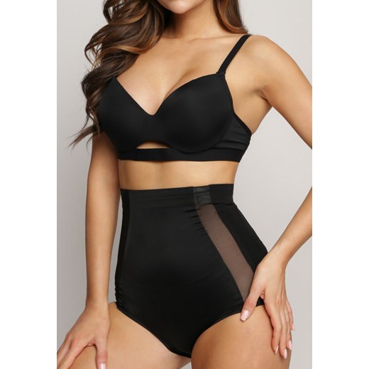 Czarne Majtki Modelujące z Wysoką Talią Elissia ze sklepu renee.pl w kategorii Majtki damskie - zdjęcie 187635692