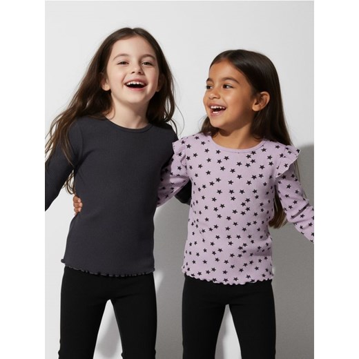 Sinsay - Koszulki z długimi rękawami 2 pack - wielobarwny ze sklepu Sinsay w kategorii Koszulki niemowlęce - zdjęcie 187636782