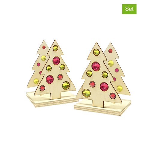 SUNNYSUE Świeczniki (2 szt.) w kolorze jasnobrązowym na podgrzewacze ze sklepu Limango Polska w kategorii Zabawki - zdjęcie 187636883