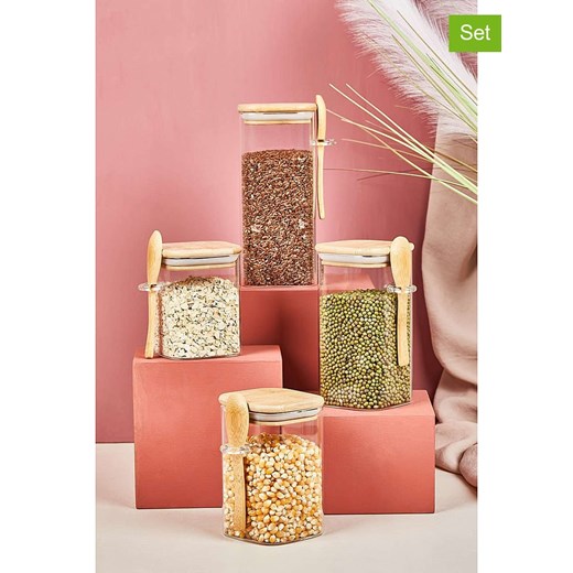 Violeta Home Słoiki (12 szt.) w kolorze beżowym ze sklepu Limango Polska w kategorii Pojemniki kuchenne - zdjęcie 187637221