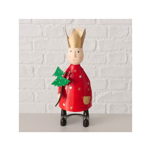 Boltze Figurka dekoracyjna &quot;Maxi&quot; w kolorze czerwono-złoto-zielonym - wys. 27,5 cm ze sklepu Limango Polska w kategorii Dekoracje - zdjęcie 187637323