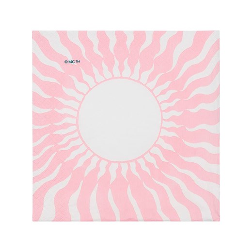 Moomin Serwetki (20 szt.) &quot;Beach Day&quot; w kolorze jasnoróżowo-fioletowo-turkusowym ze sklepu Limango Polska w kategorii Akcesoria kuchenne - zdjęcie 187637332