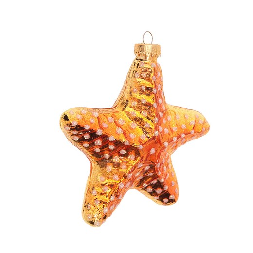 Krebs Glas Lauscha Ozdoba choinkowa w kolorze złotym - wys. 11 cm ze sklepu Limango Polska w kategorii Dekoracje bożonarodzeniowe - zdjęcie 187637451