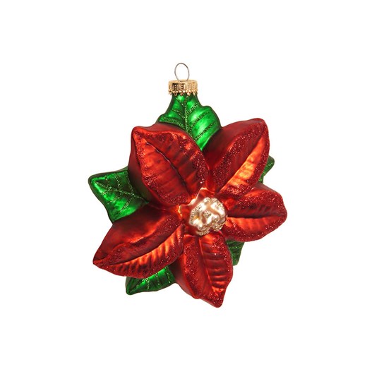 Krebs Glas Lauscha Ozdoba choinkowa w kolorze czerwono-zielonym ze sklepu Limango Polska w kategorii Dekoracje bożonarodzeniowe - zdjęcie 187637460