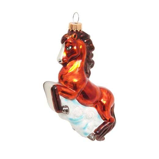 Krebs Glas Lauscha Ozdoba choinkowa w kolorze brązowym - wys. 8 cm ze sklepu Limango Polska w kategorii Dekoracje bożonarodzeniowe - zdjęcie 187637464