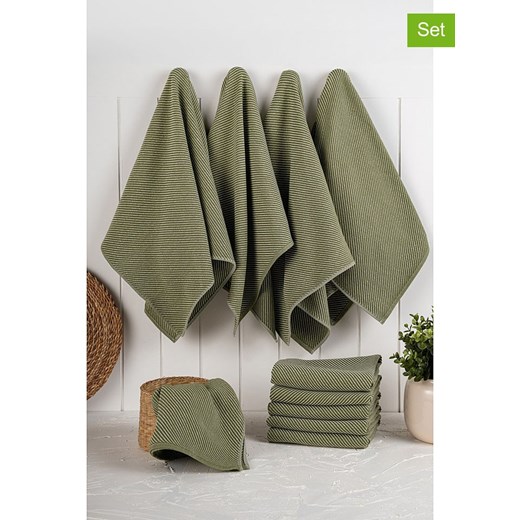 Violeta Home Ściereczki (10 szt.) w kolorze zielonym do naczyń - 76 x 43 cm ze sklepu Limango Polska w kategorii Ścierki kuchenne - zdjęcie 187637501