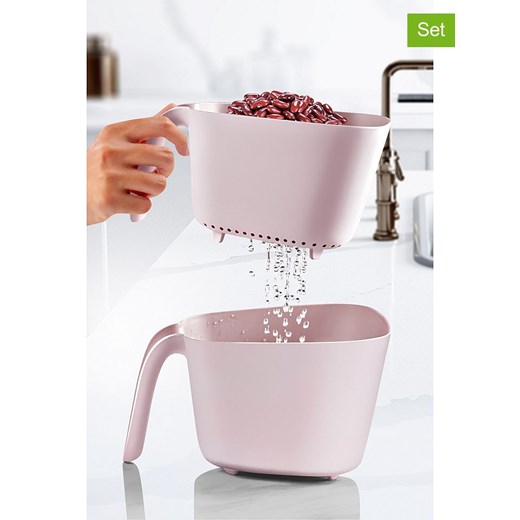 Violeta Home 2-częściowy zestaw w kolorze jasnoróżowym - 24 x 21 x 14 cm ze sklepu Limango Polska w kategorii Akcesoria kuchenne - zdjęcie 187637511