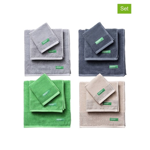 Benetton 12-częściowy zestaw w różnych kolorach ze sklepu Limango Polska w kategorii Ręczniki - zdjęcie 187637543