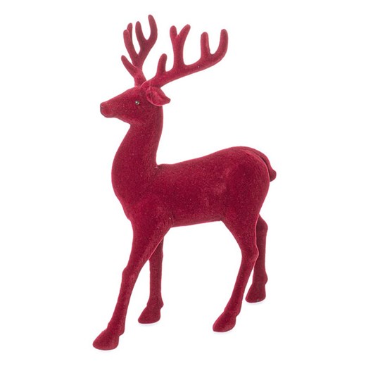 Bizzotto Figurka dekoracyjna &quot;Santa&quot; w kolorze bordowym - wys. 32 cm ze sklepu Limango Polska w kategorii Dekoracje - zdjęcie 187637600