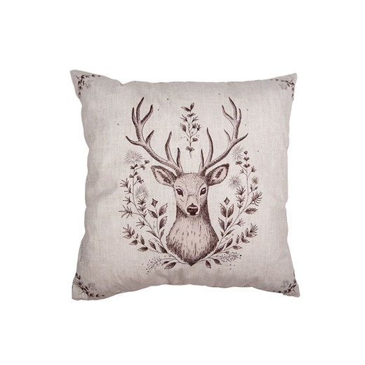 Clayre &amp; Eef Poszewka w kolorze brązowym na poduszkę - 45 x 45 cm ze sklepu Limango Polska w kategorii Poduszki dekoracyjne - zdjęcie 187637633