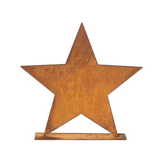 POSIWIO Figurka dekoracyjna &quot;Star&quot; w kolorze jasnobrązowym - 42 x 40 cm ze sklepu Limango Polska w kategorii Dekoracje - zdjęcie 187637664