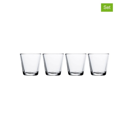 iittala Szklanki (4 szt.) &quot;Kartio&quot; - 210 ml ze sklepu Limango Polska w kategorii Naczynia - zdjęcie 187637674
