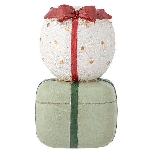 Bloomingville Świecznik &quot;Wish&quot; w kolorze zielono-biało-czerwonym - wys. 9 x Ø 5 cm ze sklepu Limango Polska w kategorii Świeczniki - zdjęcie 187637691