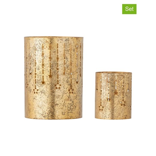 Bloomingville Świeczniki (2 szt.) &apos;&apos;Mista&apos;&apos; w kolorze złotym ze sklepu Limango Polska w kategorii Świeczniki - zdjęcie 187637701