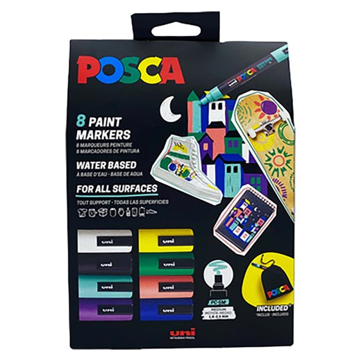 Faber-Castell Akrylowe markery (8 szt.) &quot;Uni Posca&quot; ze sklepu Limango Polska w kategorii Akcesoria biurowe - zdjęcie 187638822