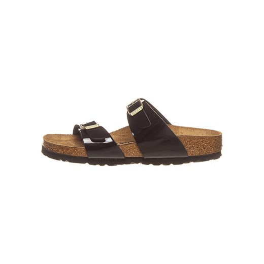 Birkenstock Klapki &quot;Sydney&quot; w kolorze czarnym ze sklepu Limango Polska w kategorii Klapki damskie - zdjęcie 187639352