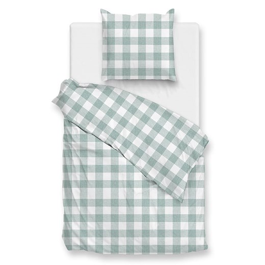 Zo!Home Komplet pościeli &quot;Quattro di Lino&quot; w kolorze biało-miętowym ze sklepu Limango Polska w kategorii Pościele - zdjęcie 187639370