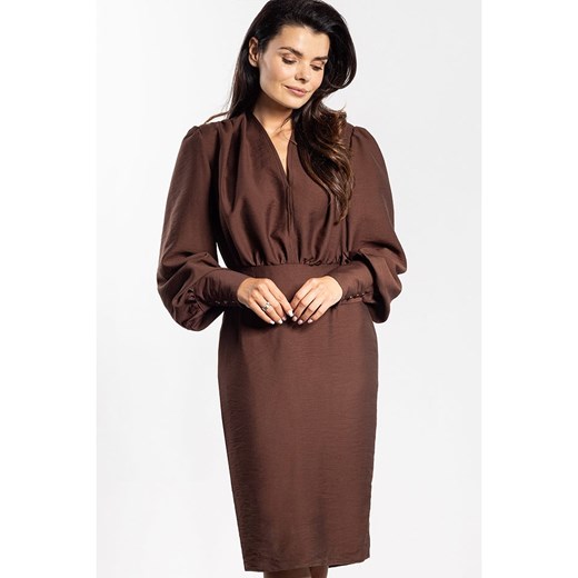 Awama Sukienka w kolorze brązowym ze sklepu Limango Polska w kategorii Sukienki - zdjęcie 187639454