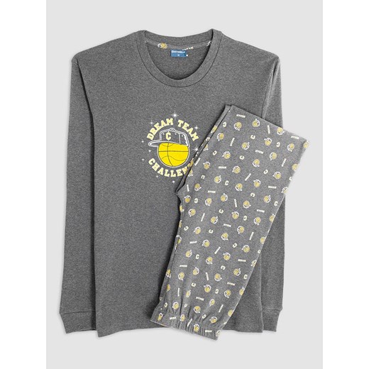 COTONELLA Piżama w kolorze szarym ze sklepu Limango Polska w kategorii Piżamy męskie - zdjęcie 187639603