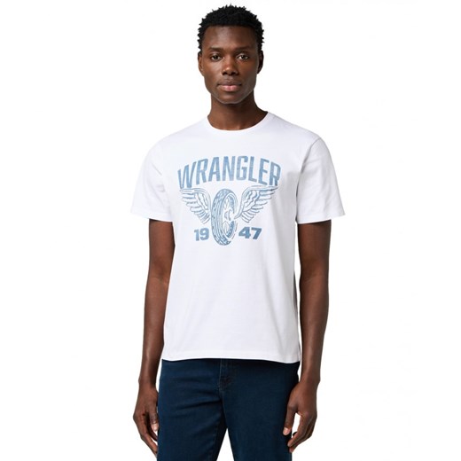MESKA KOSZULKA WRANGLER AMERICANA TEE WORN WHITE 112371475 ze sklepu YouNeedit.pl w kategorii T-shirty męskie - zdjęcie 187640732