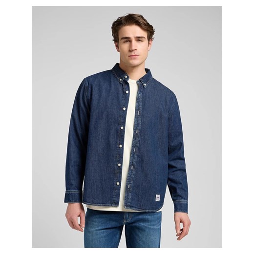 MESKA KOSZULA JEANSOWA LEE NO POCKET BUTTON DOWN BLUE RIDGE 112370477 ze sklepu YouNeedit.pl w kategorii Koszule męskie - zdjęcie 187640800