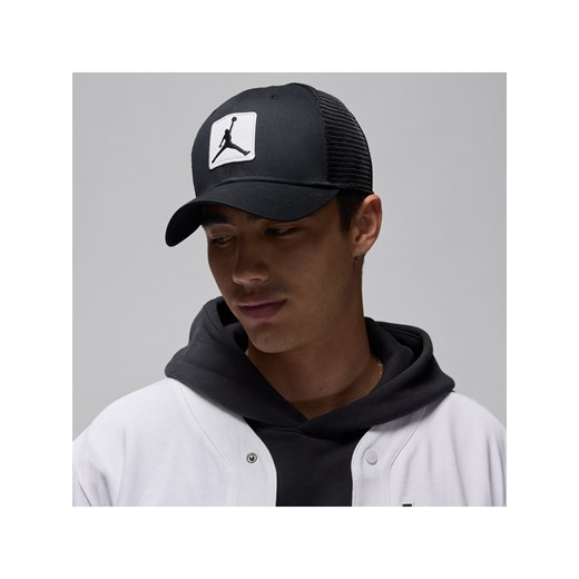 Czapka o wzmocnionej konstrukcji Jordan Rise - Czerń ze sklepu Nike poland w kategorii Czapki z daszkiem męskie - zdjęcie 187641384
