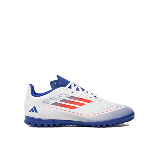 adidas Buty do piłki nożnej F50 Club TF IF1391 Biały ze sklepu MODIVO w kategorii Buty sportowe dziecięce - zdjęcie 187641750