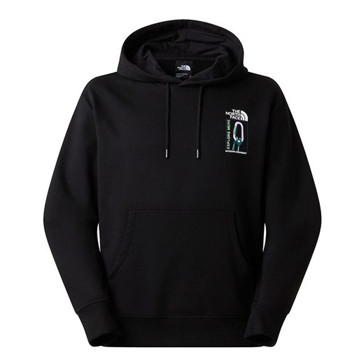 Bluza męska The North Face Explore Gear 0A8F2KJK31 - czarna ze sklepu streetstyle24.pl w kategorii Bluzy męskie - zdjęcie 187642912