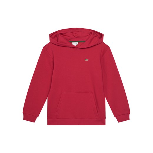 Lacoste Bluza SJ5292 Czerwony Regular Fit ze sklepu MODIVO w kategorii Bluzy chłopięce - zdjęcie 187643274