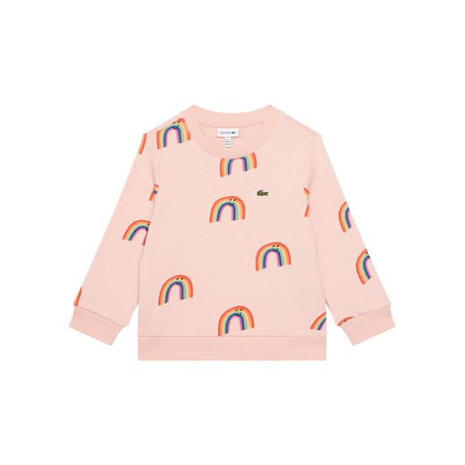 Lacoste Bluza SJ8433 Różowy Regular Fit ze sklepu MODIVO w kategorii Bluzy dziewczęce - zdjęcie 187643281