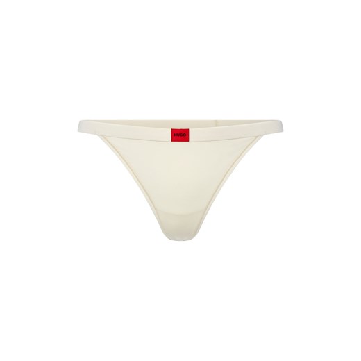 HUGO Stringi Kobiety Modal écru jednolity ze sklepu vangraaf w kategorii Majtki damskie - zdjęcie 187643624
