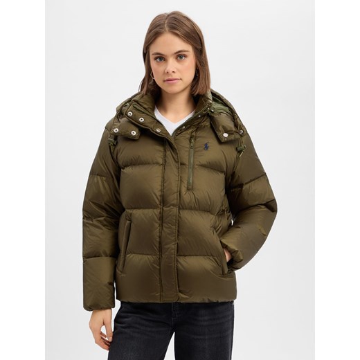Polo Ralph Lauren Damska kurtka puchowa Kobiety Sztuczne włókno oliwkowy jednolity ze sklepu vangraaf w kategorii Kurtki damskie - zdjęcie 187643674