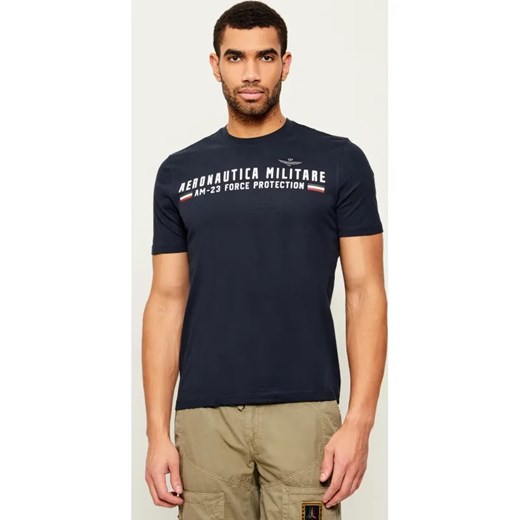 Aeronautica Militare T-shirt | Regular Fit ze sklepu Gomez Fashion Store w kategorii T-shirty męskie - zdjęcie 187643802