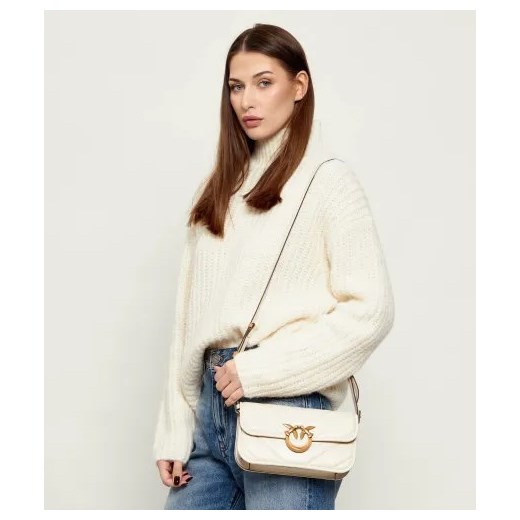 Pinko Skórzana listonoszka LOVE BOX Pinko OS Gomez Fashion Store