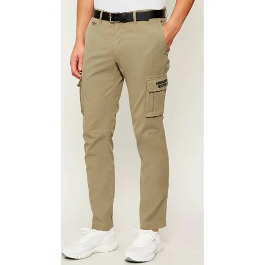 Aeronautica Militare Spodnie cargo | Regular Fit ze sklepu Gomez Fashion Store w kategorii Spodnie męskie - zdjęcie 187644594