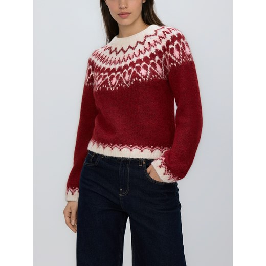 Reserved - Wzorzysty sweter - wielobarwny ze sklepu Reserved w kategorii Swetry damskie - zdjęcie 187644944