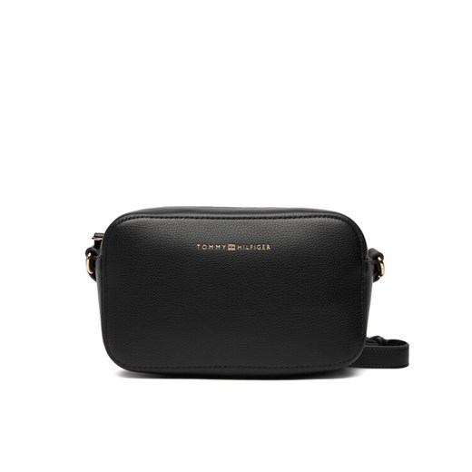 Tommy Hilfiger Torebka Th Logo Camera Bag AW0AW18115 Czarny ze sklepu MODIVO w kategorii Listonoszki - zdjęcie 187646422